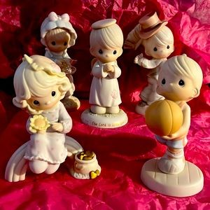Precious Moments Lot of 5 Figurines
